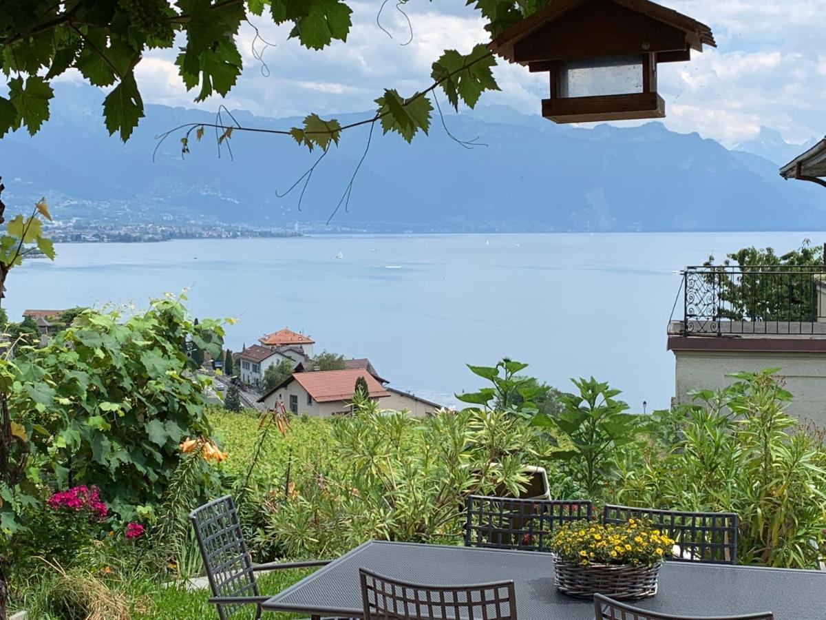 La Gremillette Gourmande Lavaux Apartman Rivaz Kültér fotó